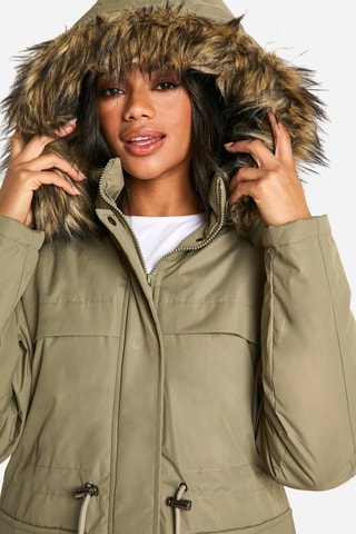 Parka à capuche - Kaki