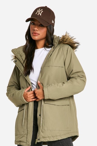 Parka à capuche - Kaki