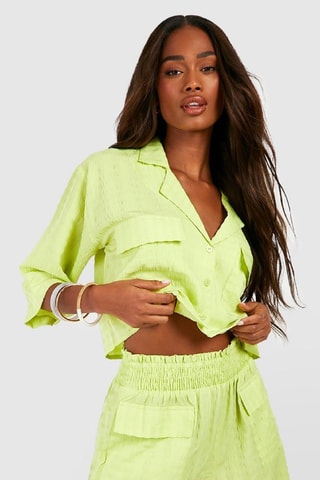 Chemisier et short - Vert