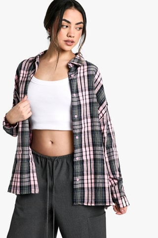 Surchemise oversize - Gris foncé