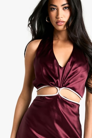 Robe patineuse - Bordeaux