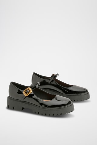 Babies plateformes vernies - Noir