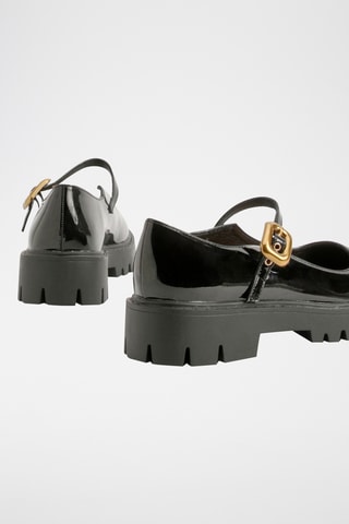 Babies plateformes vernies - Noir