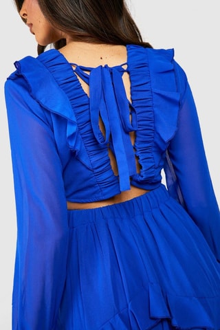 Robe longue - Bleu