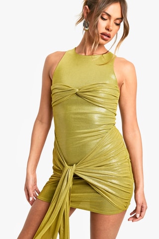 Robe fourreau - Vert