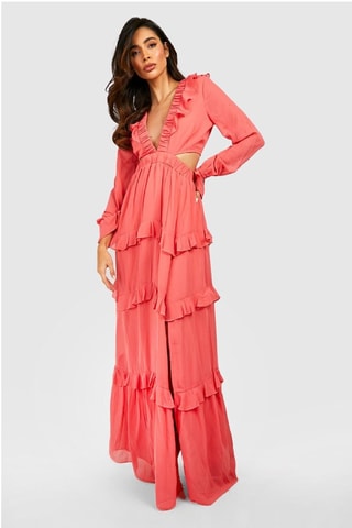 Robe longue - Corail