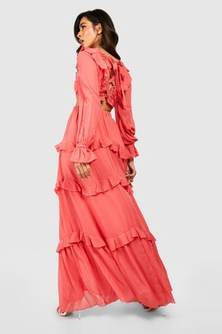 Robe longue - Corail
