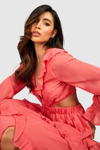 Robe longue - Corail