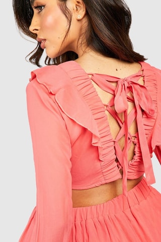 Robe longue - Corail