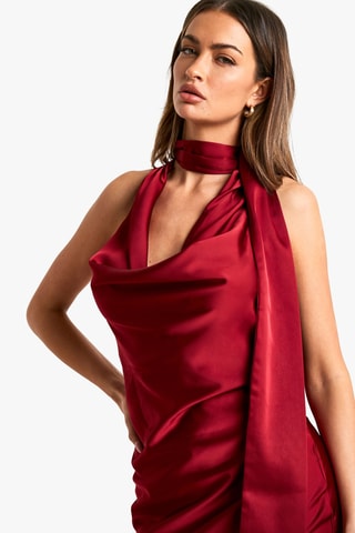 Robe longue - Bordeaux