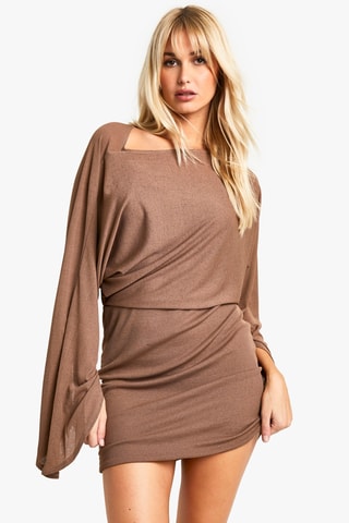 Robe patineuse - Marron