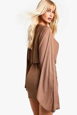 Robe patineuse - Marron