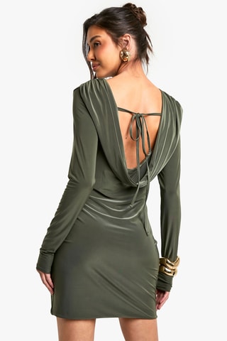 Robe fourreau - Kaki