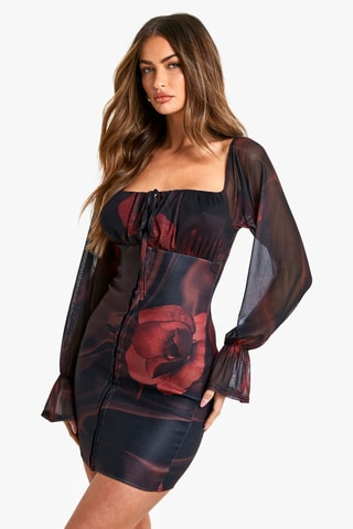 Robe fourreau - Noir