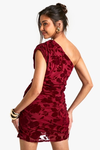 Robe asymétrique - Rouge
