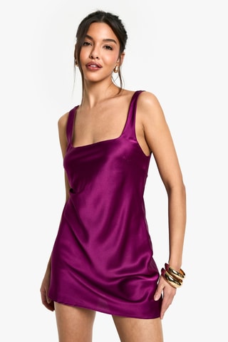 Robe trapèze - Violet