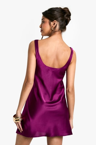 Robe trapèze - Violet