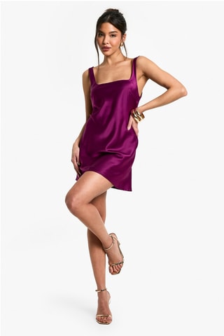 Robe trapèze - Violet