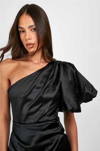 Robe asymétrique - Noir