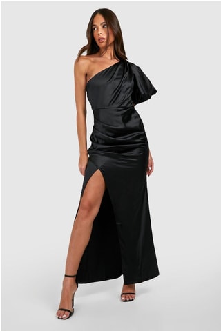 Robe asymétrique - Noir