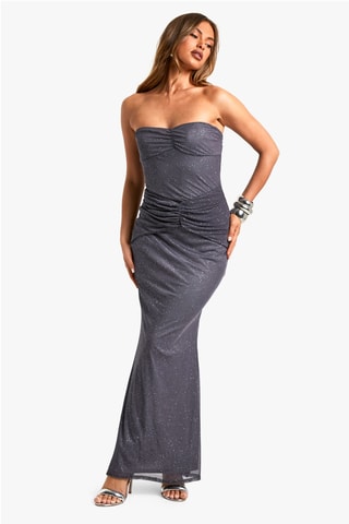 Robe bustier - Gris