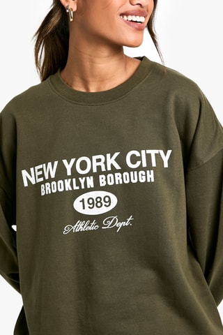 Sweat oversize - Vert olive