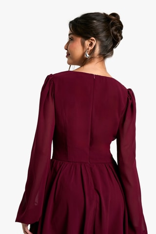 Robe patineuse - Bordeaux