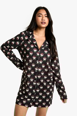 Chemise de nuit - Noir