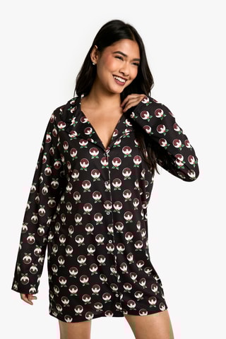 Chemise de nuit - Noir