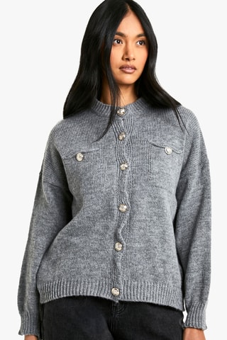 Gilet oversize - Gris