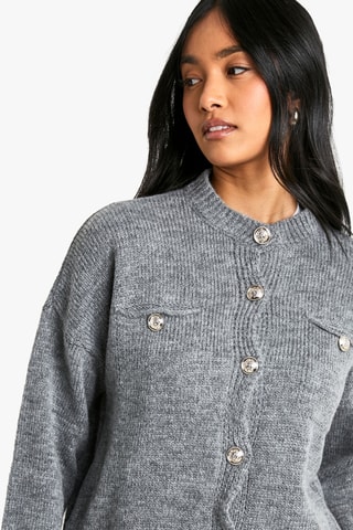 Gilet oversize - Gris