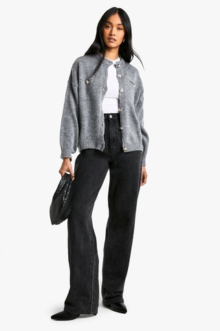 Gilet oversize - Gris