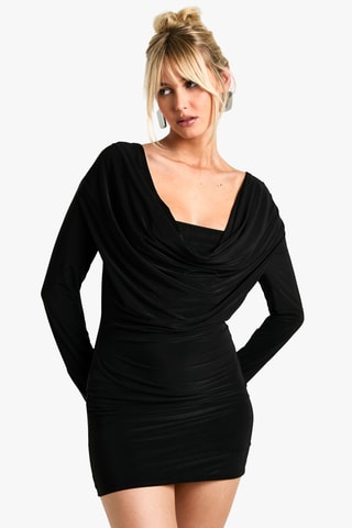 Robe fourreau - Noir