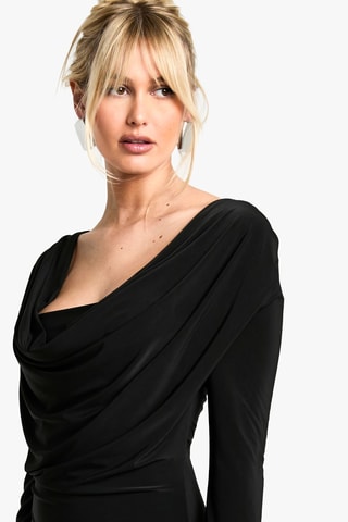 Robe fourreau - Noir