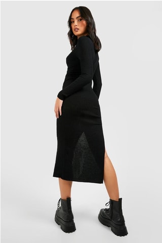 Robe midi - Noir