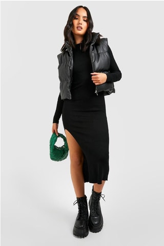 Robe midi - Noir