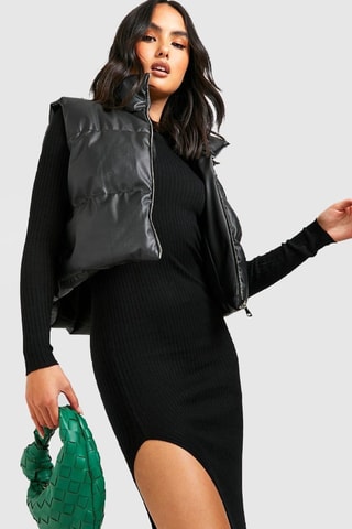 Robe midi - Noir