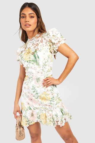 Robe patineuse - Vert citron