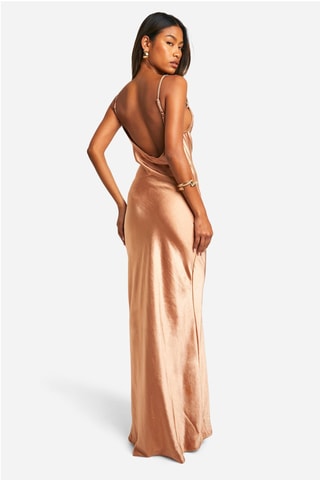 Robe longue - Doré