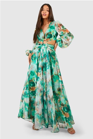 Robe longue - Vert