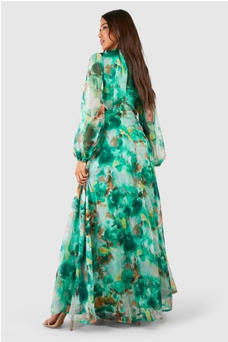 Robe longue - Vert