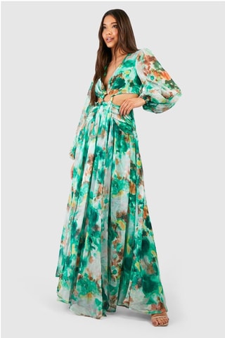 Robe longue - Vert