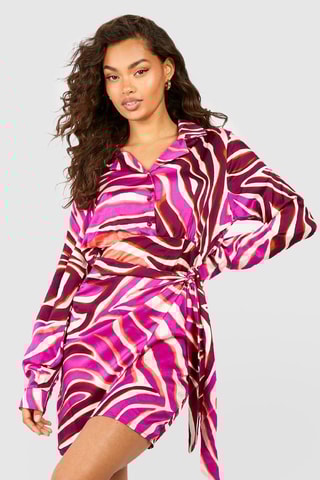 Robe droite - Fuchsia