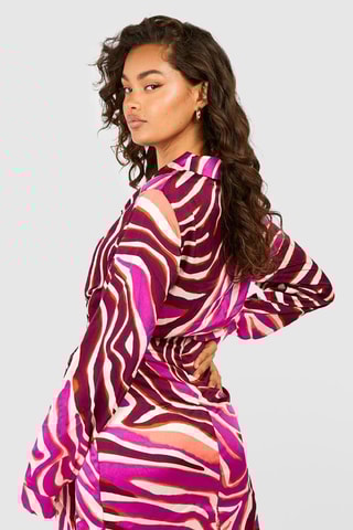 Robe droite - Fuchsia