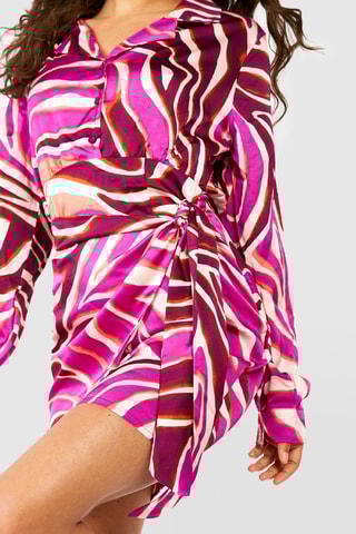 Robe droite - Fuchsia