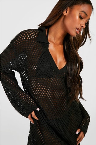 Robe de plage - Noir