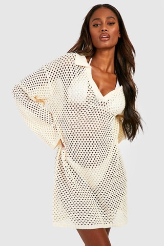 Robe de plage - Ivoire