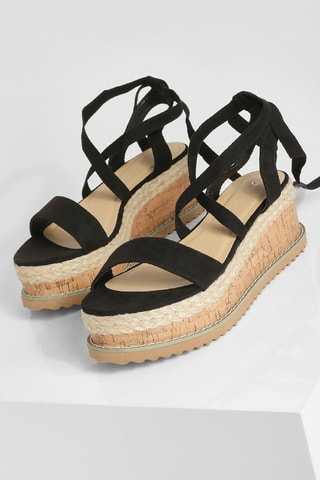 Sandales plateformes - Noir