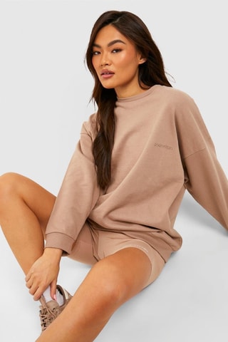 Sweat et cycliste - Taupe