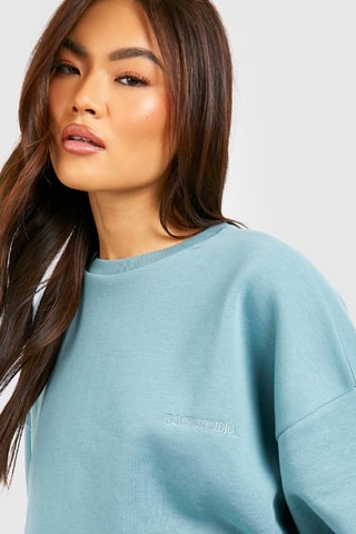 Sweat et cycliste - Bleu